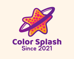 Colorful Starfish Orbit  logo design