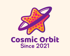 Colorful Starfish Orbit  logo design