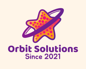 Colorful Starfish Orbit  logo design