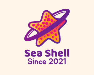 Mollusk - Colorful Starfish Orbit logo design