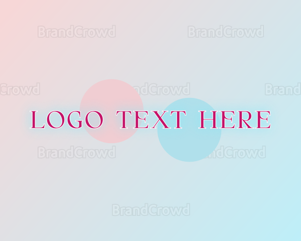 Holographic Boutique Brand Logo