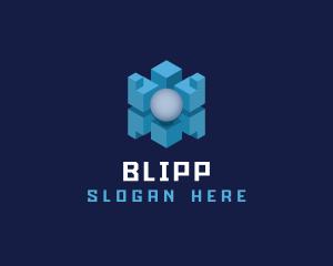 Isometric Cube Sphere Logo