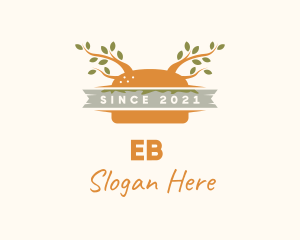 Cuisine - Vegan Hamburger Banner logo design