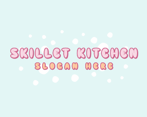 Cute Quirky Bubbles Logo