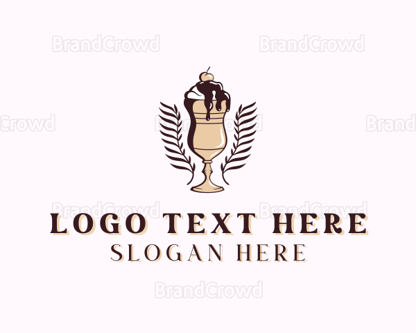 Sweet Ice Cream Dessert Logo