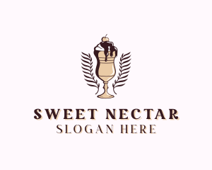 Sweet Ice Cream Dessert logo design