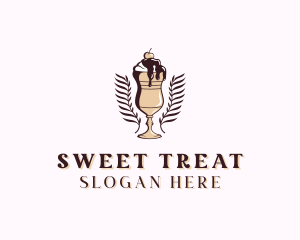 Sherbet - Sweet Ice Cream Dessert logo design