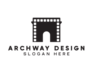 Archway - Movie Film Archway logo design