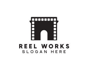 Movie Film Archway logo design