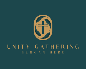 Congregation - Religion Cross Church logo design