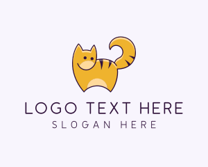Feline - Pet Cat Vet logo design