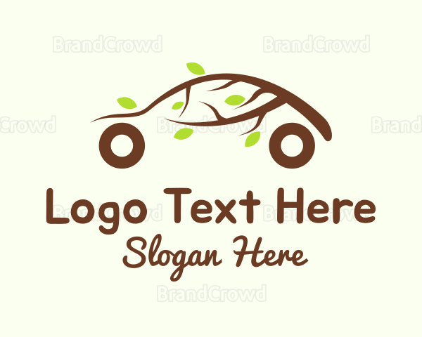 Organic Eco Friendly Car Logo