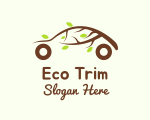 Organic Eco Friendly Car logo design