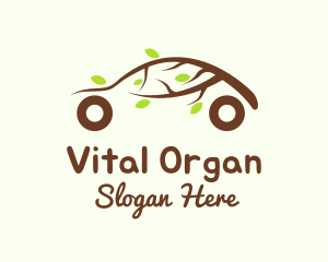 Organic Eco Friendly Car logo design