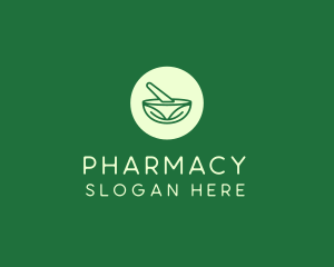 Green Natural Pharmacy logo design