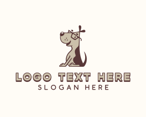 Dog Grooming - Puppy Pet Dog logo design