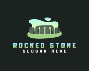 Historical Stone Landmark  logo design