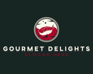 Sushi Culinary Gourmet logo design