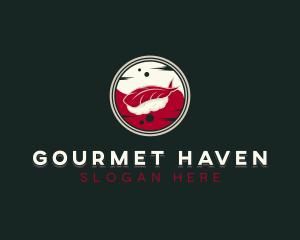 Sushi Culinary Gourmet logo design