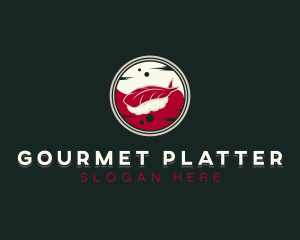 Sushi Culinary Gourmet logo design