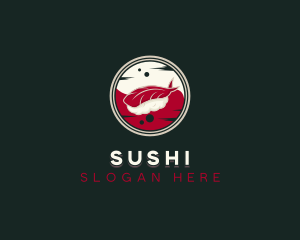 Sushi Culinary Gourmet logo design