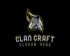 Clan - Esports Clan Bull logo design