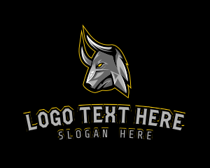 Horns - Esports Clan Bull logo design