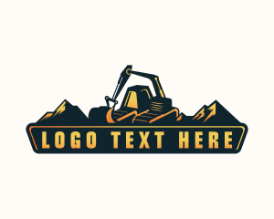 Excavator - Excavator Excavation Construction logo design