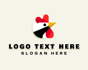 Cock - Chicken Poultry Livestock logo design