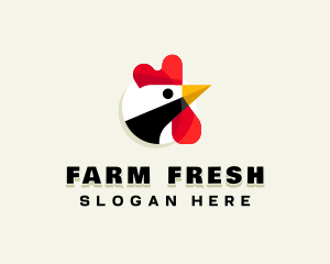 Chicken Poultry Livestock logo design