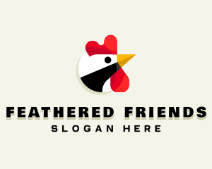 Poultry - Chicken Poultry Livestock logo design