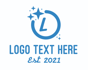 Letter - Cleaning Shiny Letter logo design