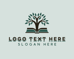 Learning - Book Tree Publisher logo design