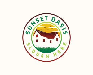 Sun House Property logo design