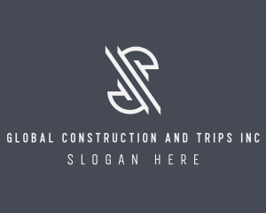 Construction Steel Fabrication Logo
