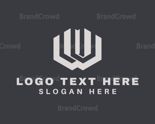 Geometric Startup Letter W Logo