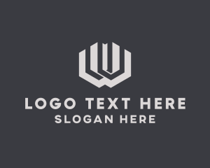 Financial - Geometric Startup Letter W logo design