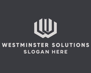 Geometric Startup Letter W  logo design