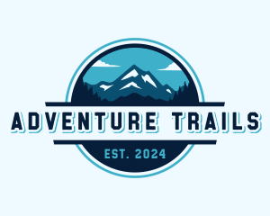 Travel Mountain Adventure logo design