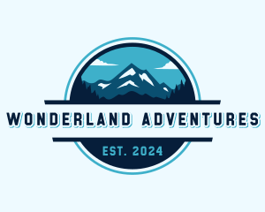 Travel Mountain Adventure logo design