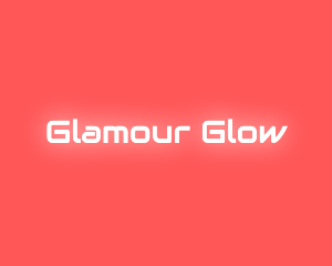 Neon Glow Text logo design