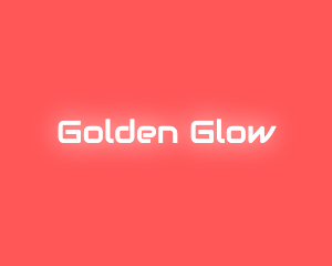 Neon Glow Text logo design