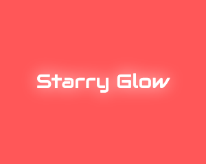 Neon Glow Text logo design