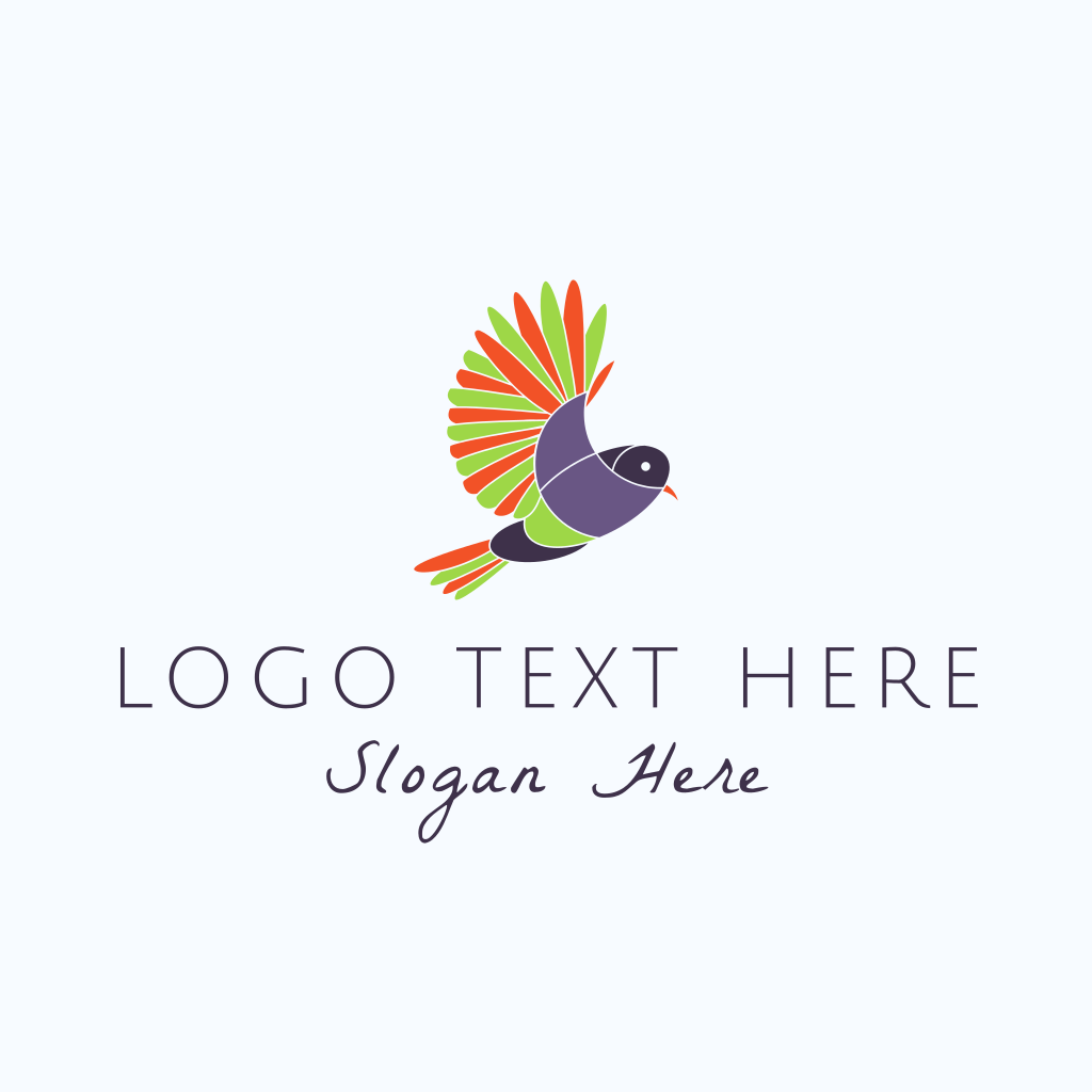 Colorful Bird Finch Logo | BrandCrowd Logo Maker | BrandCrowd | BrandCrowd