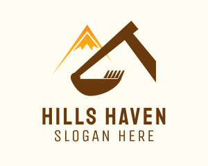 Excavation Arm Hill  logo design