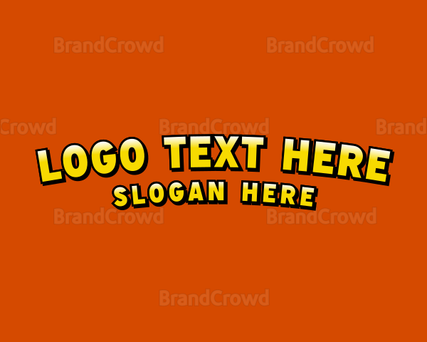 Generic Fun Comic Logo