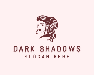 Dreadlocks Hair Salon Logo