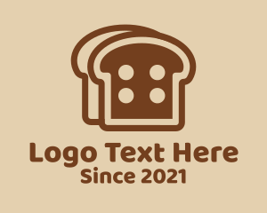 Toasted Bread - Brown Bread Bakery logo design