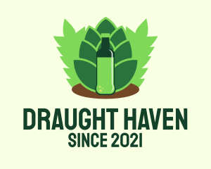 Organic Draught Beer  logo design