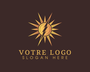 Solar Lightning Volt Logo